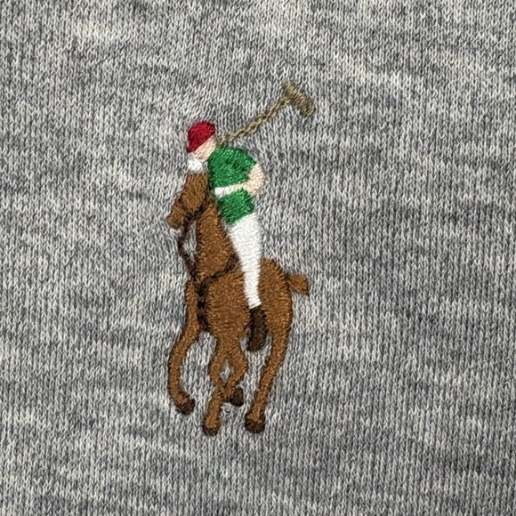 Polo by Ralph Lauren Gray Pima Soft Touch Classic Polo Shirt Size Large - Picture 8 of 8